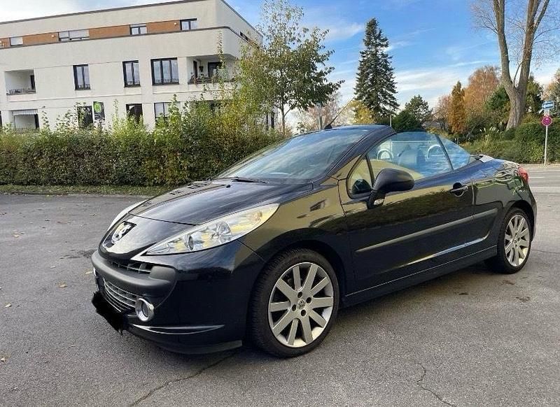 Schwarz Gebraucht 2008 Peugeot 207 CC Cabrio | 1.800 € (Superpreis) - Bild 1/4