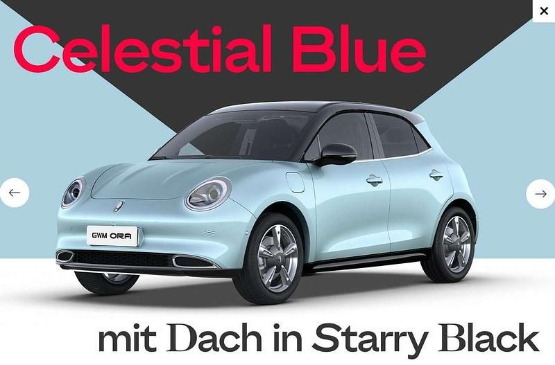 Neu Ora 03 125 kW (171 PS) 2025 Mars red / starry black Kleinwagen