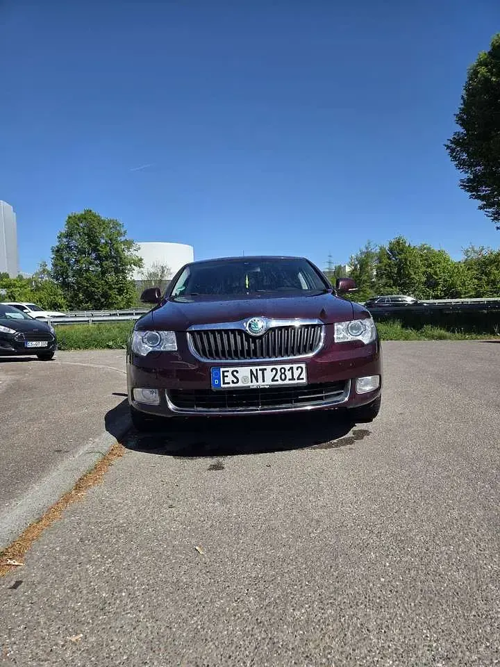 Brugt Skoda Superb Elegance 160 HK (117 kW) 2008 Rød Sedan