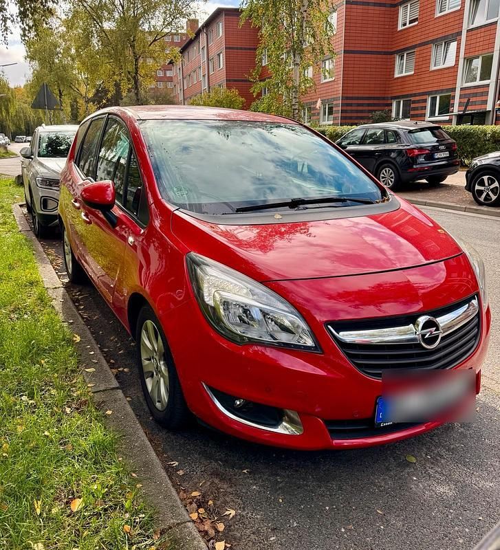 Rot Gebraucht 2015 Opel Meriva Van / Kleinbus | 3.500 € (Guter Preis) - Bild 1/4