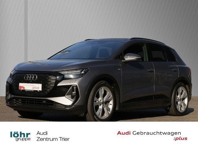 Taifungrau metallic Gebraucht 2022 Audi Q4 e-tron Ambiente SUV | 32.980 € (Superpreis) - Bild 1/4