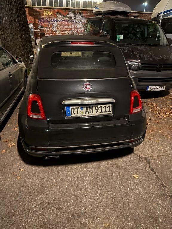 Schwarz Gebraucht 2019 Fiat 500C Cabrio | 11.800 € (Fairer Preis) - Bild 1/2