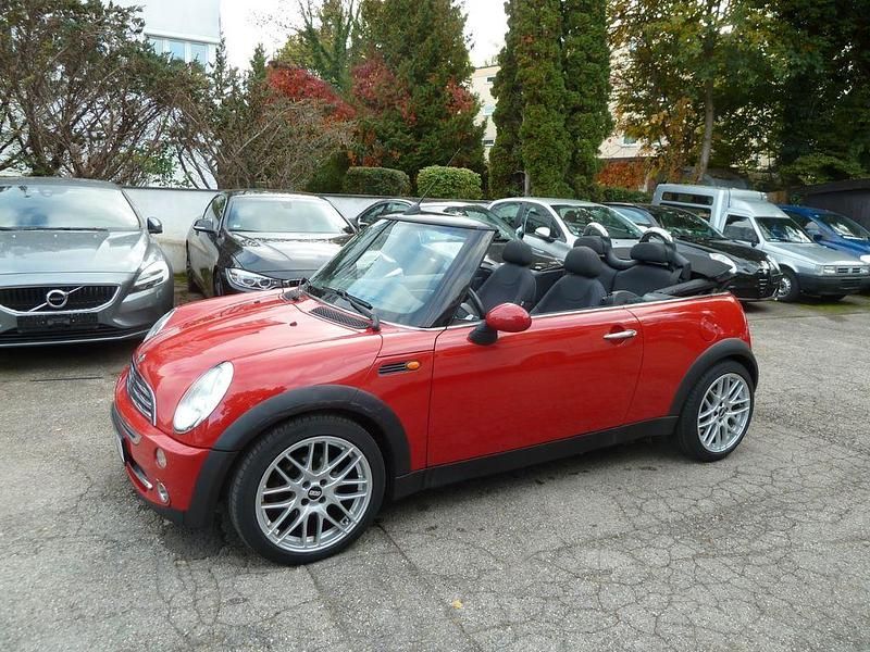 Rot Gebraucht 2007 Mini Cooper Cabriolet Cabrio | 3.800 € (Fairer Preis) - Bild 1/4