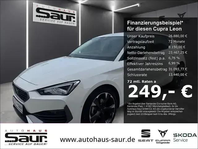 Gebraucht Cupra Leon 150 PS (110 kW) 2024 Weiss Limousine