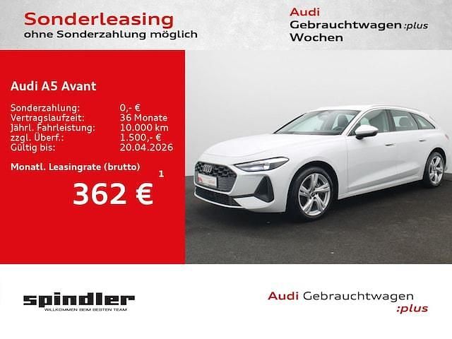 Gebraucht Audi A5 Ambiente 150 PS (110 kW) 2025 Gletscherweiß metallic Kombi