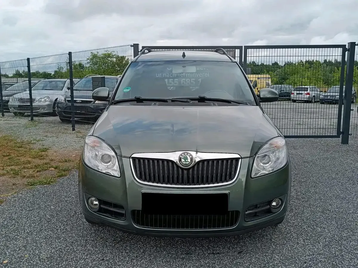 Gebraucht Skoda Roomster 105 PS (77 kW) 2007 Grün Van / Kleinbus
