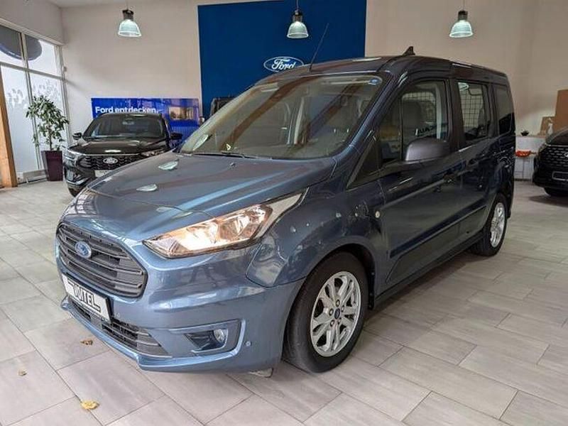 Blau Gebraucht 2021 Ford Transit Trend Kombi | 19.990 € (Fairer Preis) - Bild 1/4