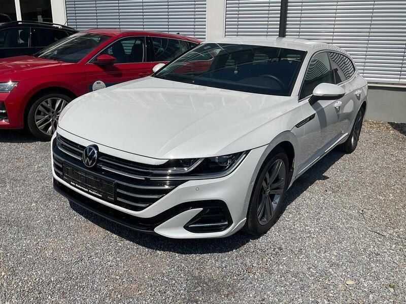 Oryxweiß perlmutteffekt Gebraucht 2022 VW Arteon R-line | 32.445 € (Superpreis) - Bild 1/3
