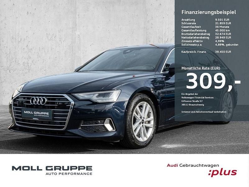 Firmamentblau metallic Gebraucht 2022 Audi A6 Sport Kombi | 38.450 € (Superpreis) - Bild 1/4