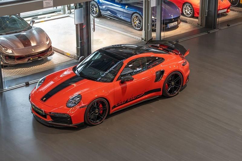 Lavaorange Gebraucht 2020 Porsche 992 Coupé | 249.000 € - Bild 1/4
