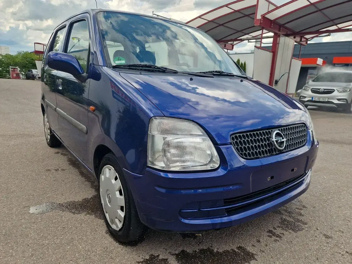Gebraucht Opel Agila Comfort 75 PS (55 kW) 2000 Blau Van / Kleinbus