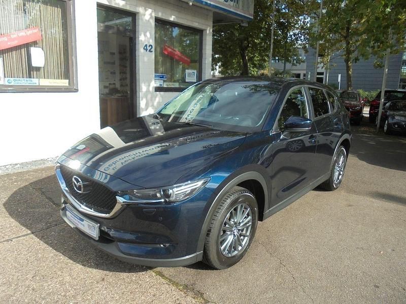 Blau Gebraucht 2017 Mazda CX-5 Exclusive-Line SUV | 13.850 € (Fairer Preis) - Bild 1/4