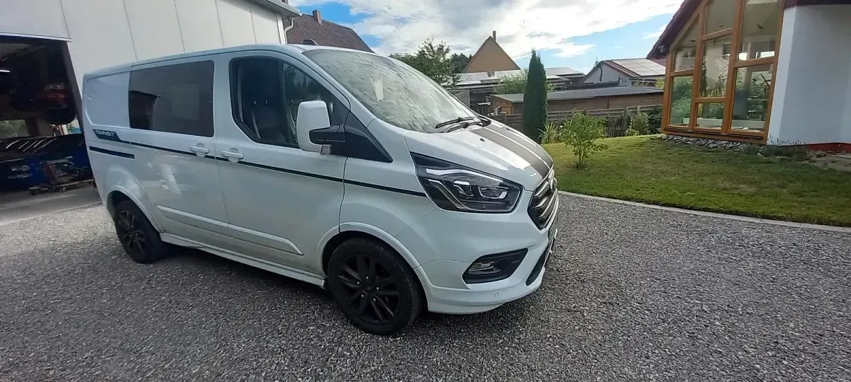 Gebraucht Ford Transit Custom Sport 185 PS (136 kW) 2019 Weiß Van / Kleinbus