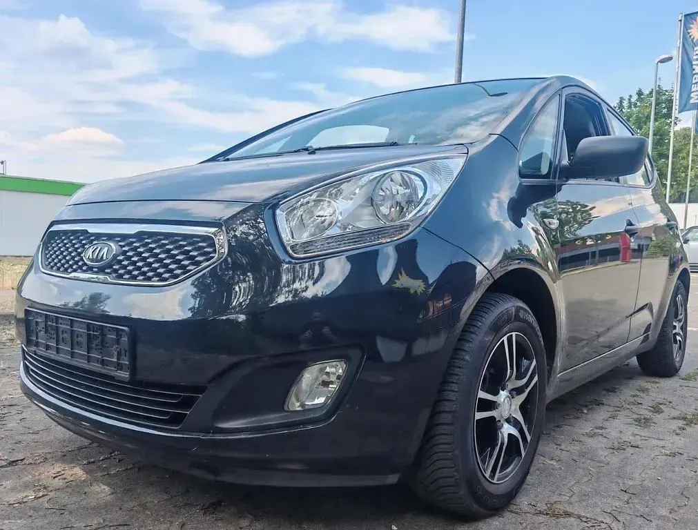Gebraucht Kia Venga Vision 90 PS (66 kW) 2010 Schwarz Kleinwagen