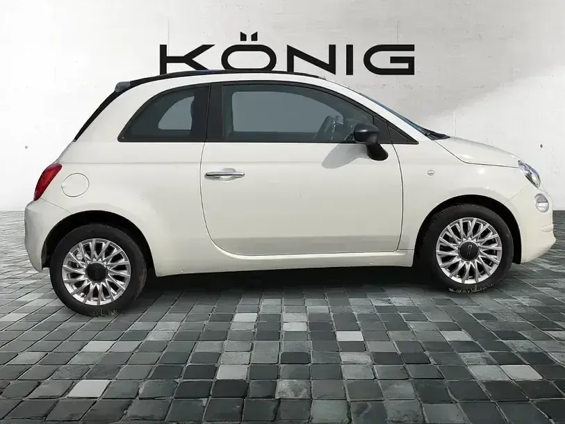 Gebraucht Fiat 500C Basis 69 PS (50 kW) 2023 Gelato weiß (5ca) Cabrio