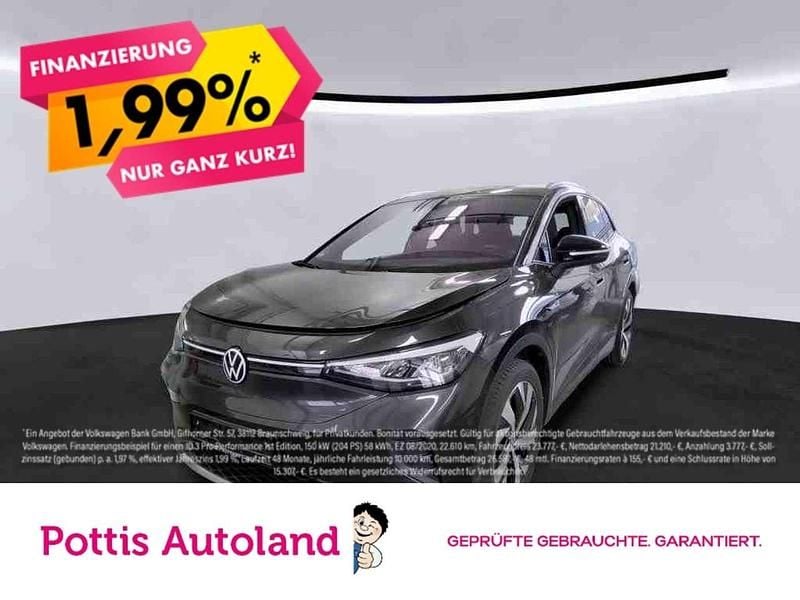 Grau Gebraucht 2020 VW ID.4 Pro Performance SUV | 24.777 € (Fairer Preis) - Bild 1/3