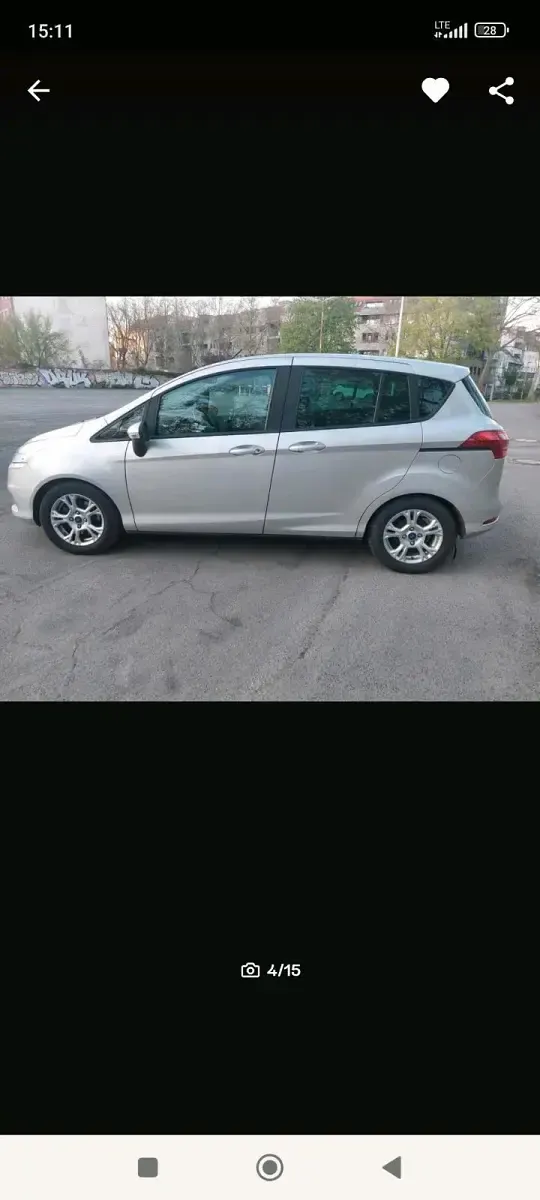Gebraucht Ford B-MAX 101 PS (74 kW) 2016 Silber Van / Kleinbus