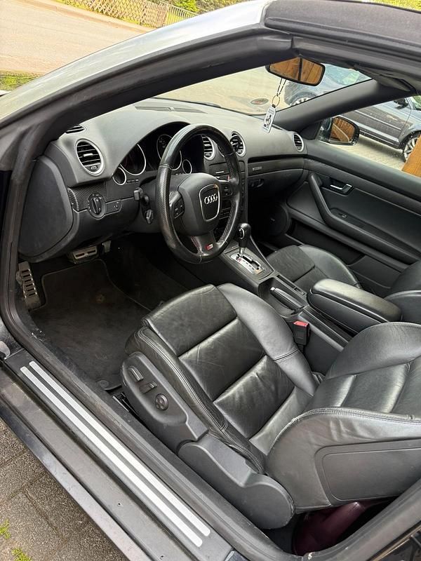 Schwarz Gebraucht 2008 Audi A4 Cabriolet S-Line Cabrio | 6.600 € (Superpreis) - Bild 1/4