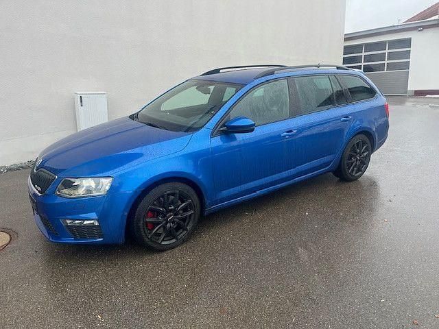 Blau Gebraucht 2015 Skoda Octavia RS Kombi | 10.500 € (Superpreis) - Bild 1/4