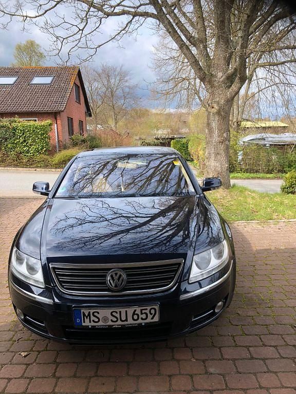 Second-hand VW Phaeton 334 CP (245 kW) 2008 Albastru Berlinǎ