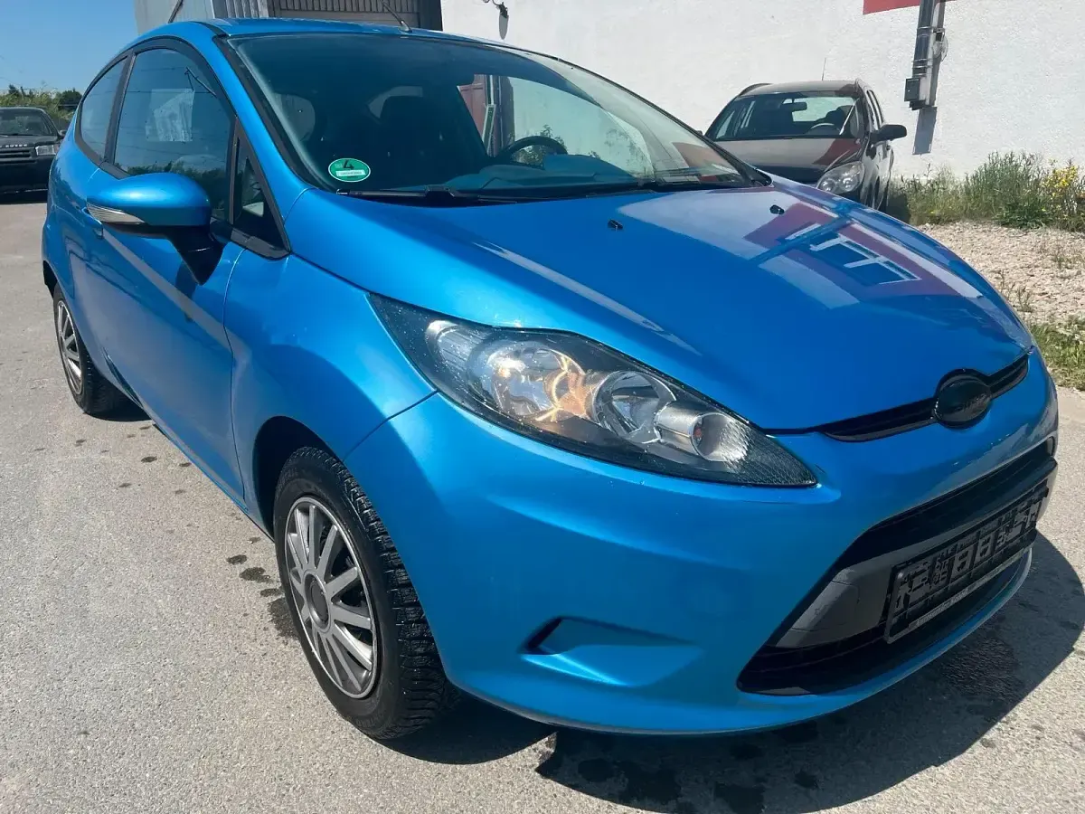 Gebraucht Ford Fiesta 82 PS (60 kW) 2009 Blau Kleinwagen