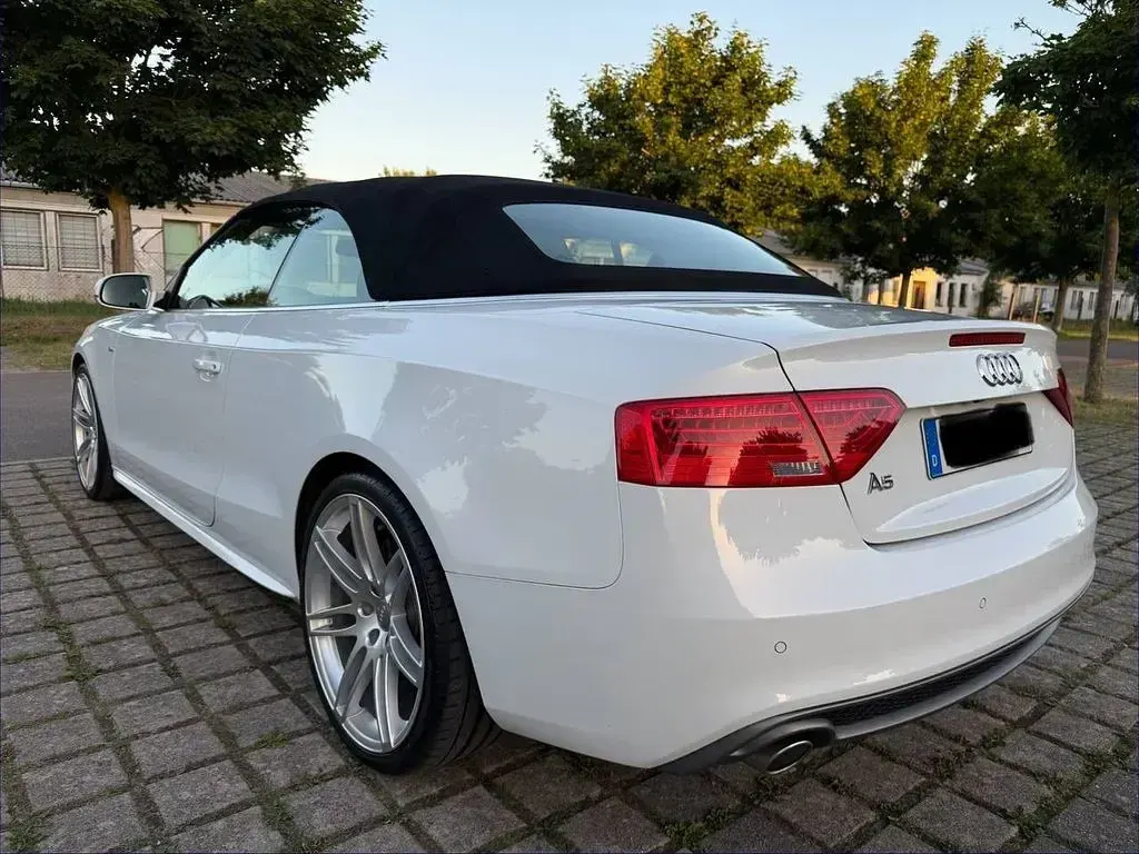 Gebraucht Audi A5 Cabriolet S-Line 245 PS (180 kW) 2012 Weiß Cabrio