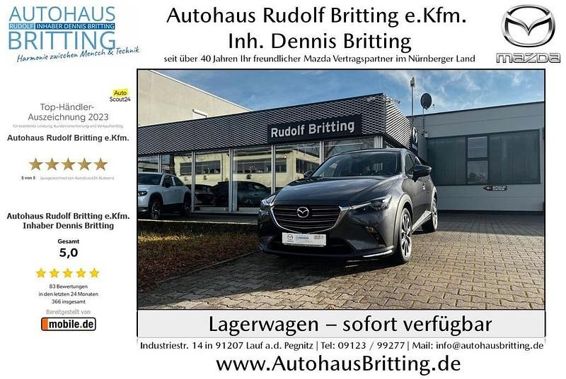 Grau Gebraucht 2018 Mazda CX-3 Sports-Line SUV | 17.890 € (Fairer Preis) - Bild 1/4