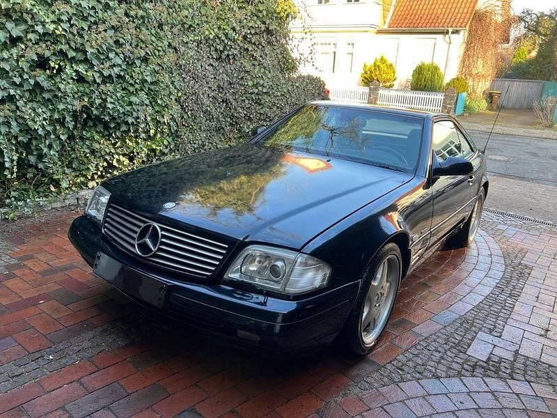 Gebraucht Mercedes SL320 Edition 224 PS (164 kW) 2001 Schwarz Cabrio