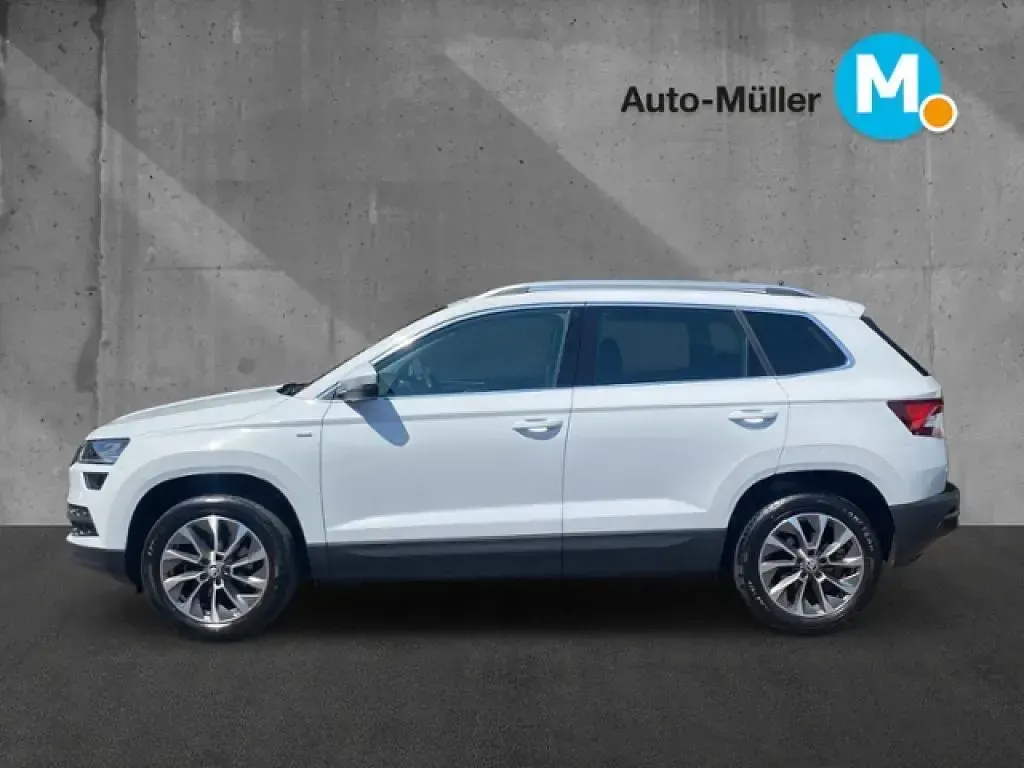 Gebraucht Skoda Karoq 150 PS (110 kW) 2022 Moonweiss metallic (metallic) SUV
