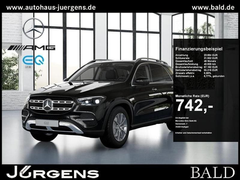 Schwarz metalliclack obsidianschwarz Gebraucht 2024 Mercedes GLE450 AMG SUV | 78.880 € - Bild 1/4