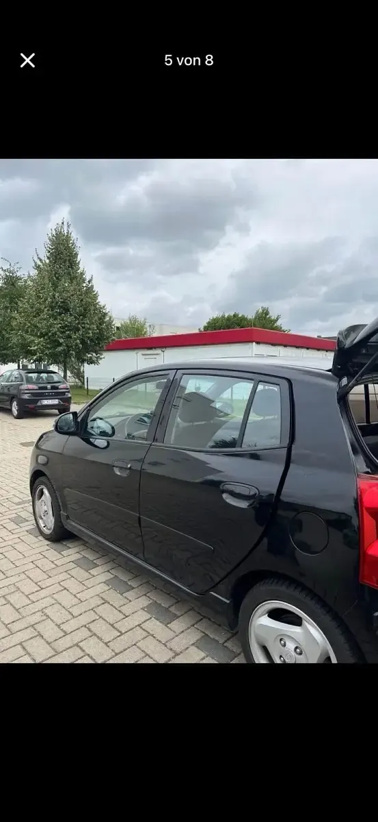 Gebraucht Kia Picanto 2008 Schwarz Kleinwagen