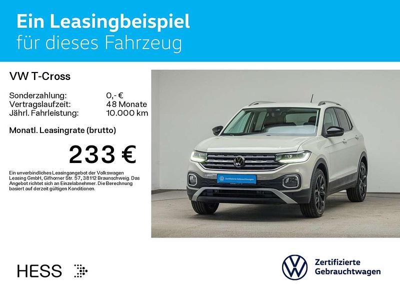 Gebraucht VW T-Cross Style 110 PS (80 kW) 2022 Grau SUV