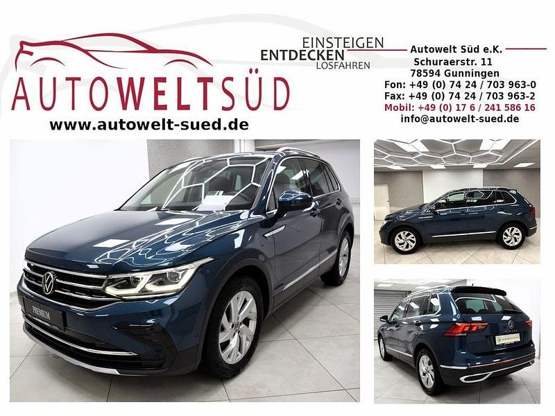 Nightshadeblau Gebraucht 2022 VW Tiguan Elegance SUV | 28.490 € (Fairer Preis) - Bild 1/4