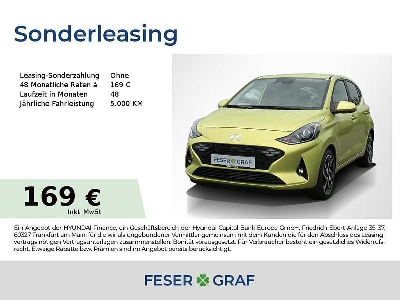Lucid lime Neu 2025 Hyundai i10 Prime Kleinwagen | 20.240 € (Etwas zu teuer) - Bild 1/4