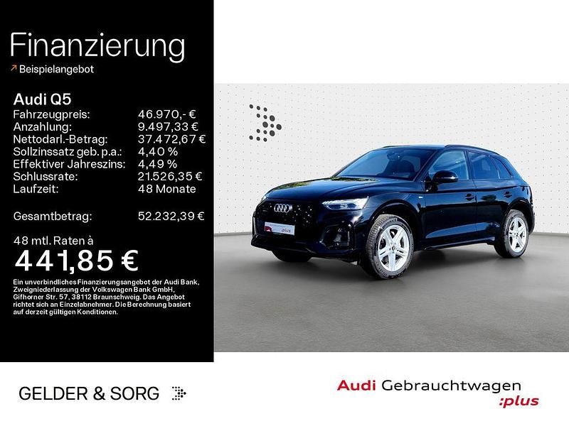Mythosschwarz metallic Gebraucht 2024 Audi Q5 S-Line SUV | 46.970 € (Fairer Preis) - Bild 1/4
