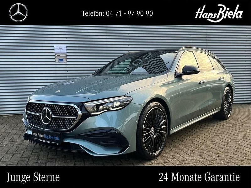 Lack verdesilber Gebraucht 2024 Mercedes E300 Night Kombi | 61.950 € (Teuer) - Bild 1/4