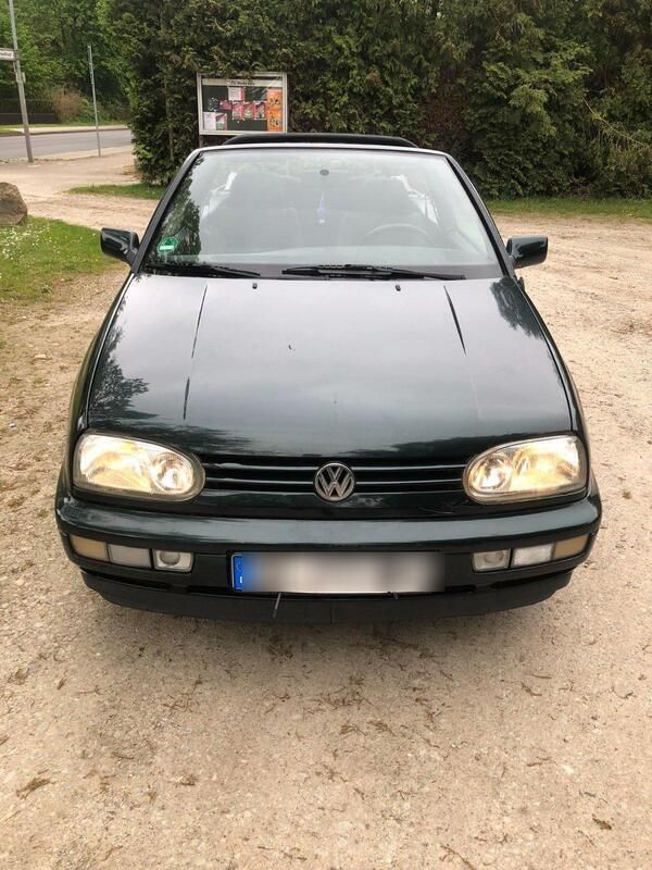 Grün Gebraucht 1997 VW Golf Cabriolet Cabrio | 700 € (Superpreis) - Bild 1/4