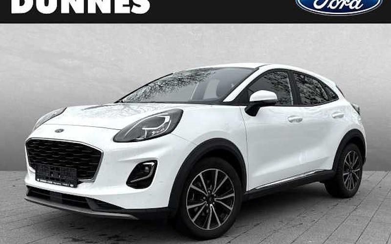Frostweiß Gebraucht 2021 Ford Puma Titanium SUV | 17.555 € (Guter Preis) - Bild 1/4