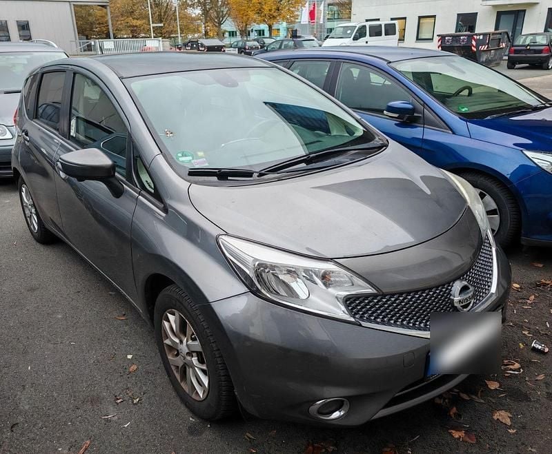 Gebraucht Nissan Note Acenta 80 PS (58 kW) 2013 Grau Kleinwagen