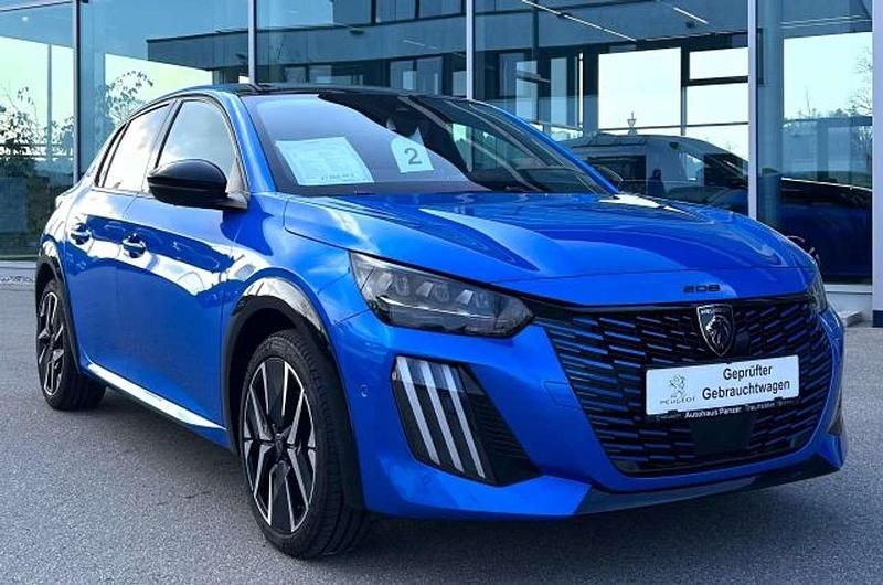 Gebraucht Peugeot e-208 GT 114 kW (156 PS) 2024 Vertigo blau perlmutt Kleinwagen