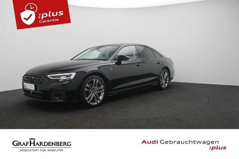 Schwarz Gebraucht 2023 Audi A8 S-Line Limousine | 59.980 € (Superpreis) - Bild 1/4