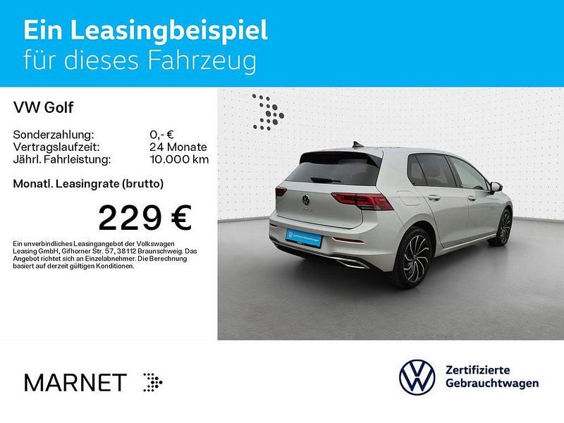 Gebraucht VW Golf VIII Active 131 PS (96 kW) 2023 Reflexsilber metallic Limousine