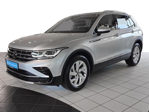 Silber (8e reflexsilber metallic) Gebraucht 2022 VW Tiguan Elegance SUV | 35.991 € (Fairer Preis) - Bild 1/4