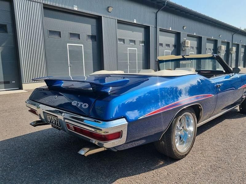 Blau Gebraucht 1971 Pontiac GTO Cabrio | 53.000 € - Bild 1/4