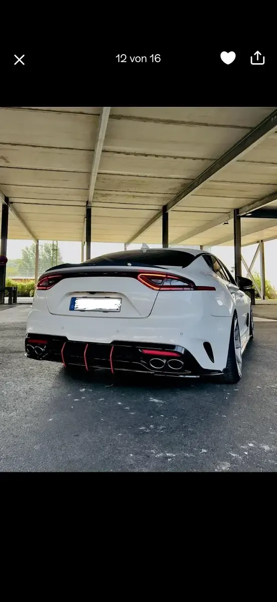 Gebraucht Kia Stinger GT 370 PS (272 kW) 2017 Weiß Kleinwagen