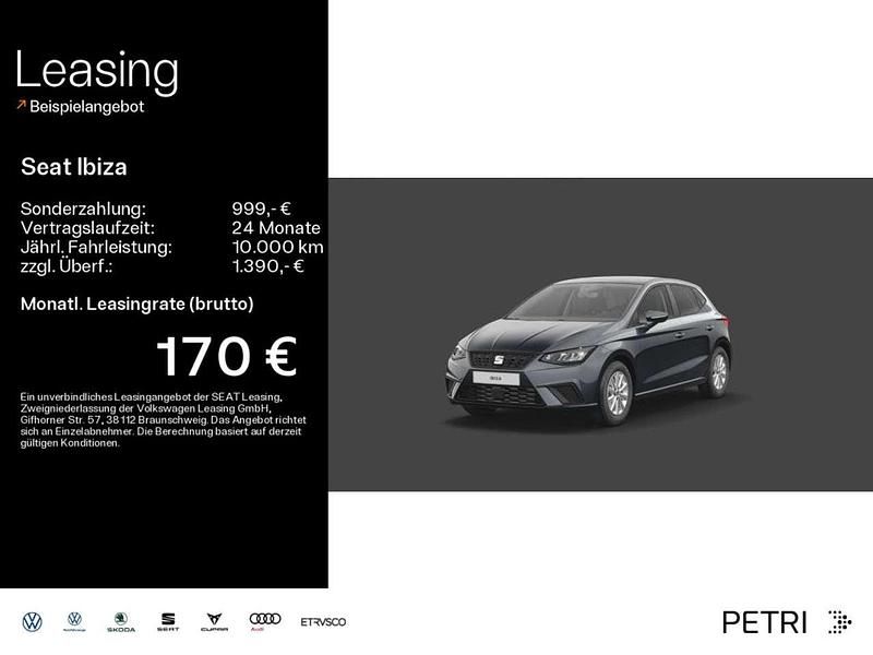 Mitternachtsschwarz Neu 2025 Seat Ibiza Limousine | 23.590 € (Guter Preis) - Bild 1/4