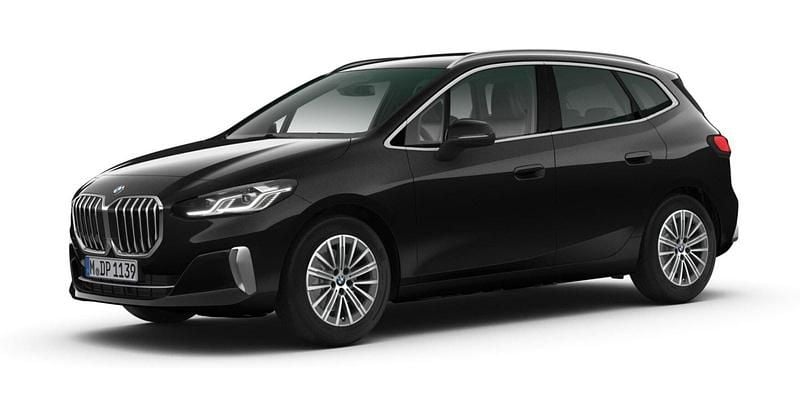Schwarz Gebraucht 2022 BMW 220 Active Tourer Luxury Line Van / Kleinbus | 26.780 € (Superpreis) - Bild 1/4