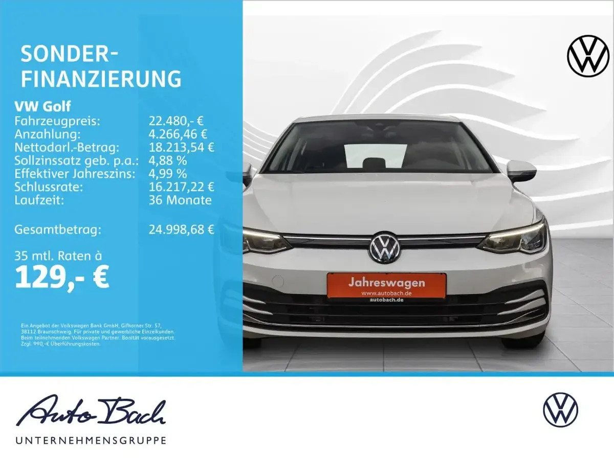 Gebraucht VW Golf VIII Active 131 PS (96 kW) 2023