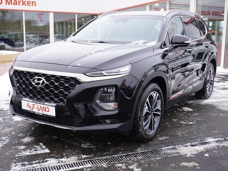 Schwarz Gebraucht 2019 Hyundai Santa Fe Premium SUV | 28.990 € (Teuer) - Bild 1/4