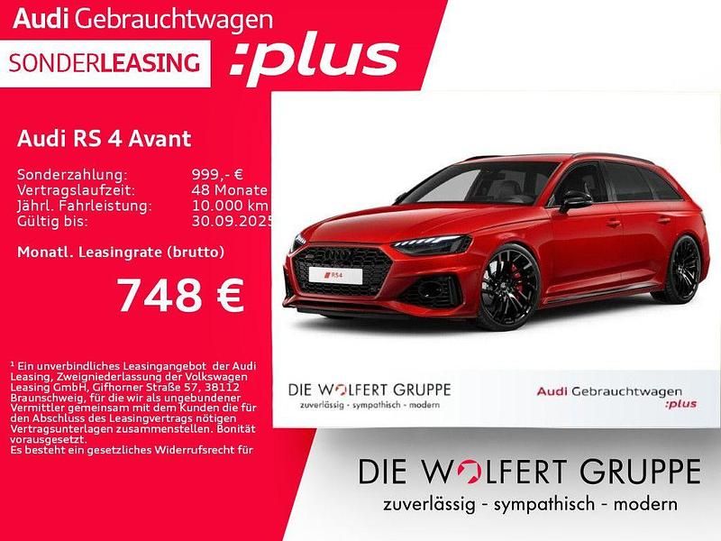 Progressivrot metallic Gebraucht 2024 Audi RS4 Sport Kombi | 79.985 € (Fairer Preis) - Bild 1/4